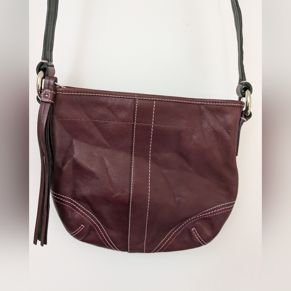 Coach leather crossbody